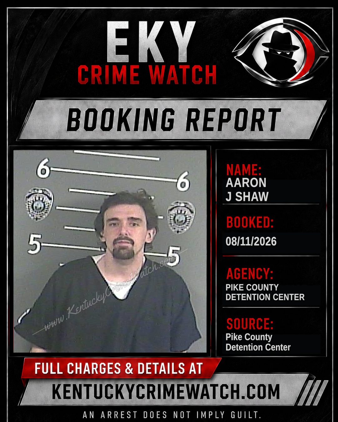 AARON J SHAW booking image