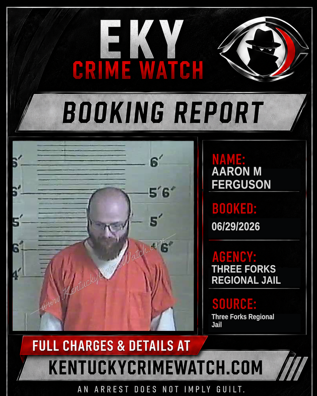 Aaron M Ferguson booking image