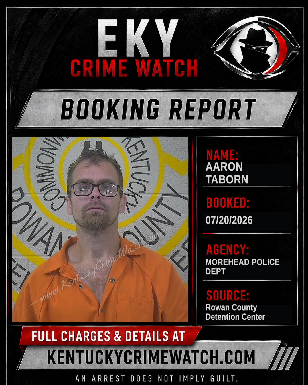 AARON TABORN booking image