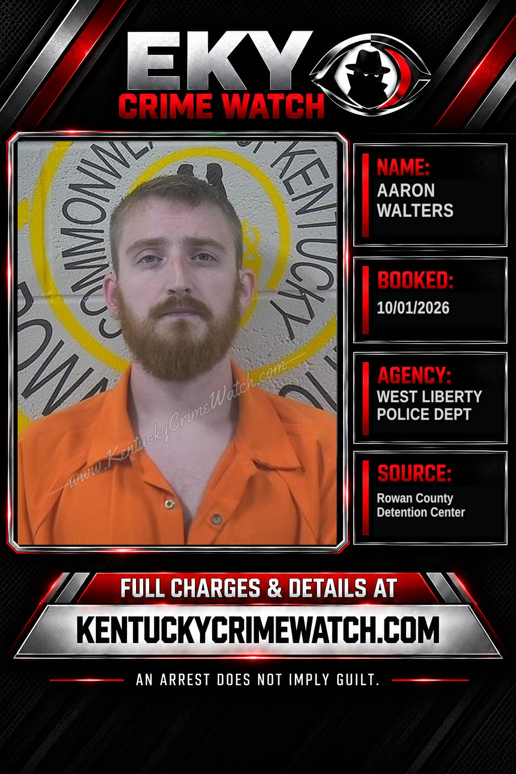 AARON WALTERS booking image