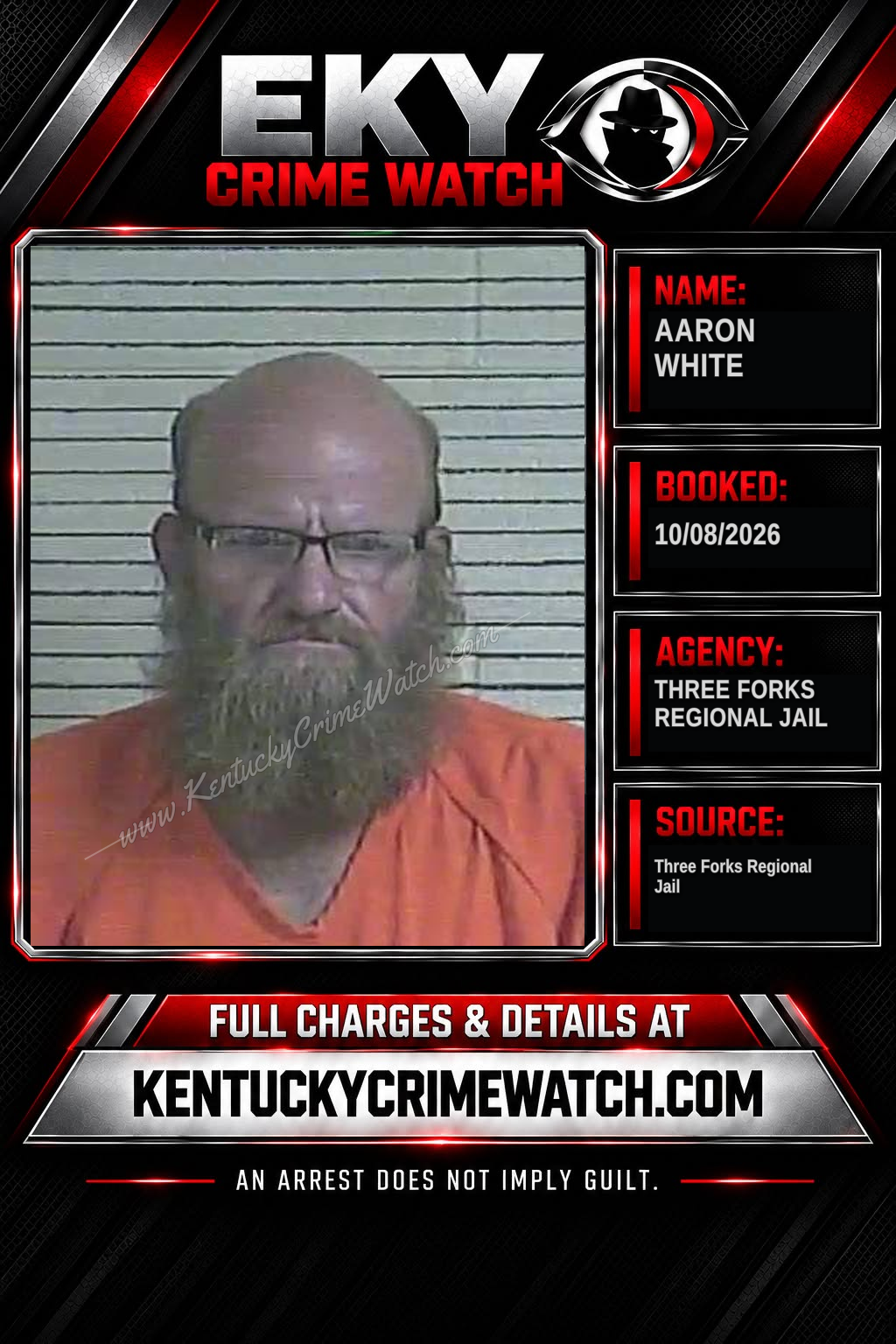 Aaron White booking image