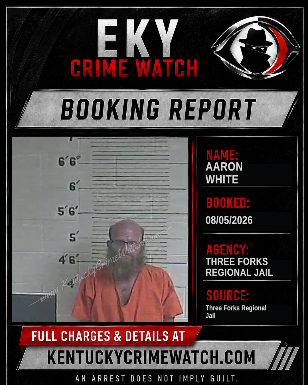 Aaron White booking image