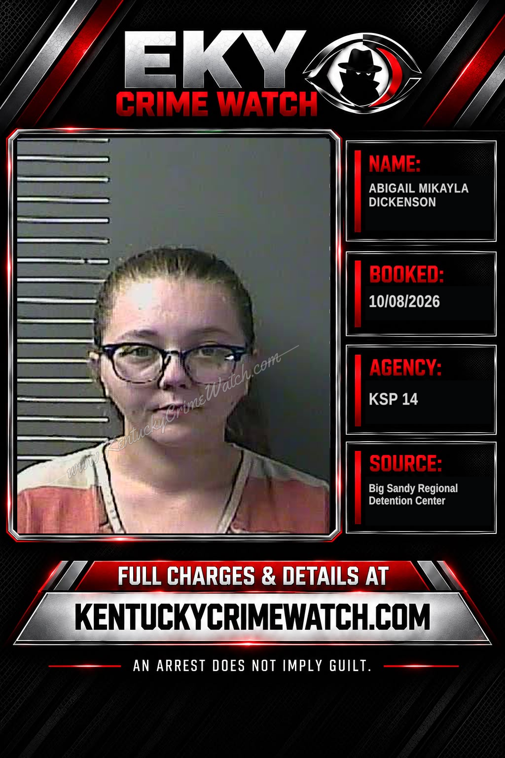 ABIGAIL MIKAYLA DICKENSON booking image