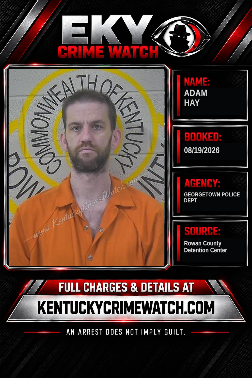 ADAM HAY booking image