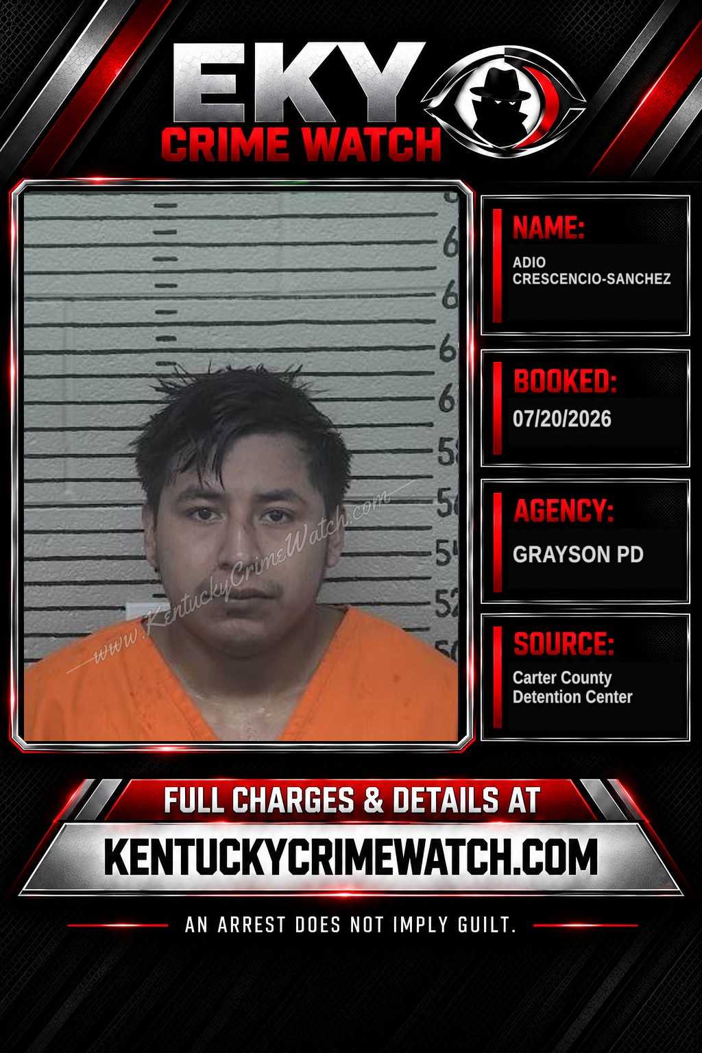 ADIO CRESCENCIO-SANCHEZ booking image