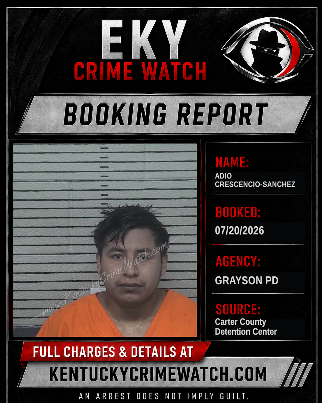 ADIO CRESCENCIO-SANCHEZ booking image