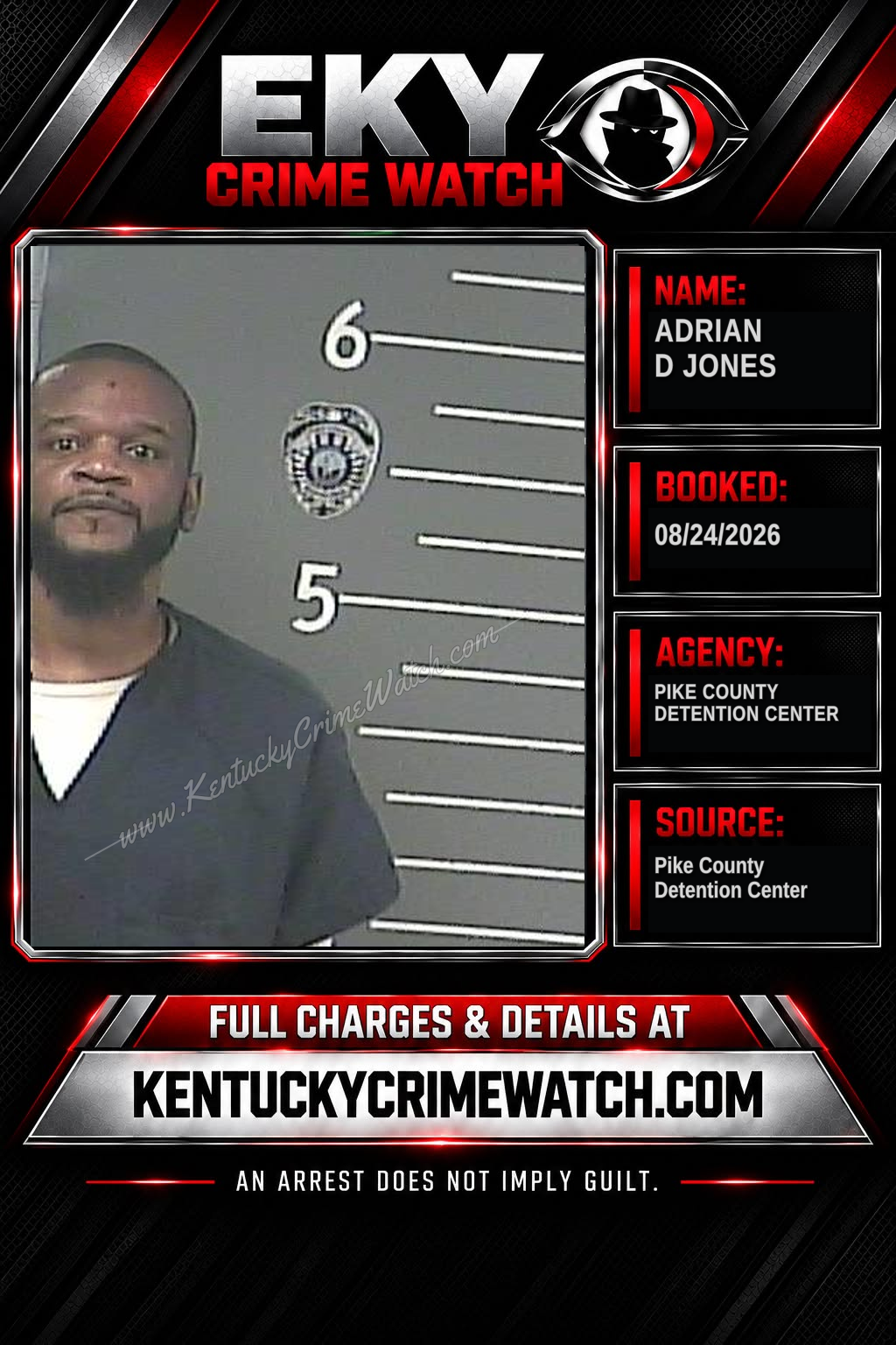 ADRIAN D JONES booking image