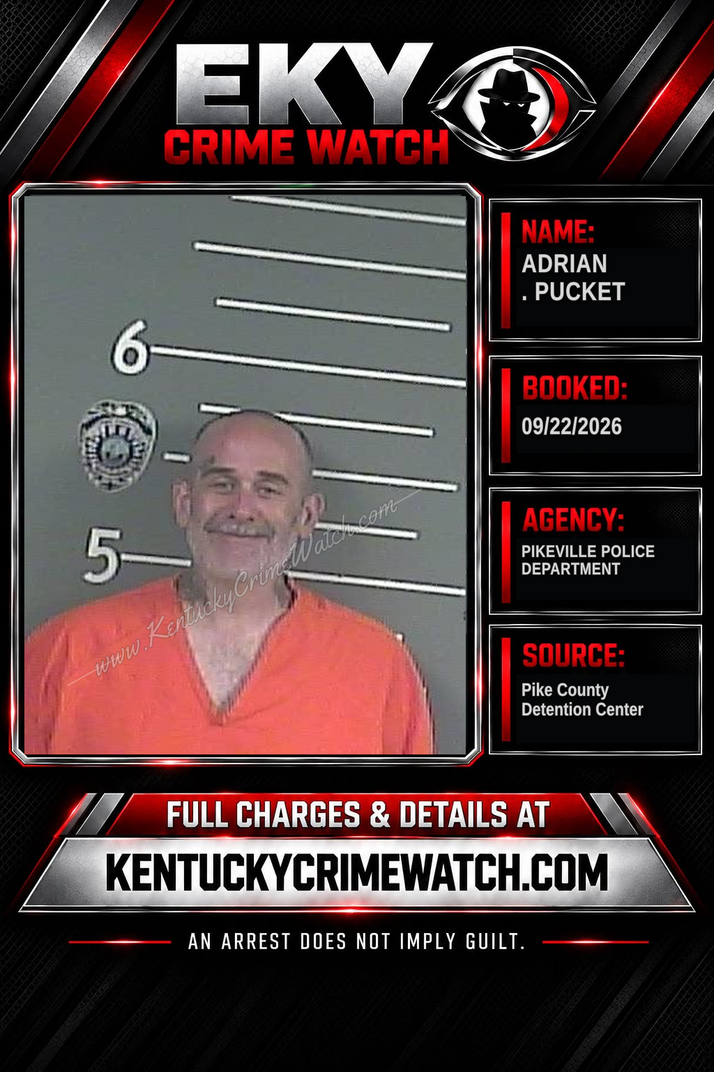 ADRIAN . PUCKET booking image