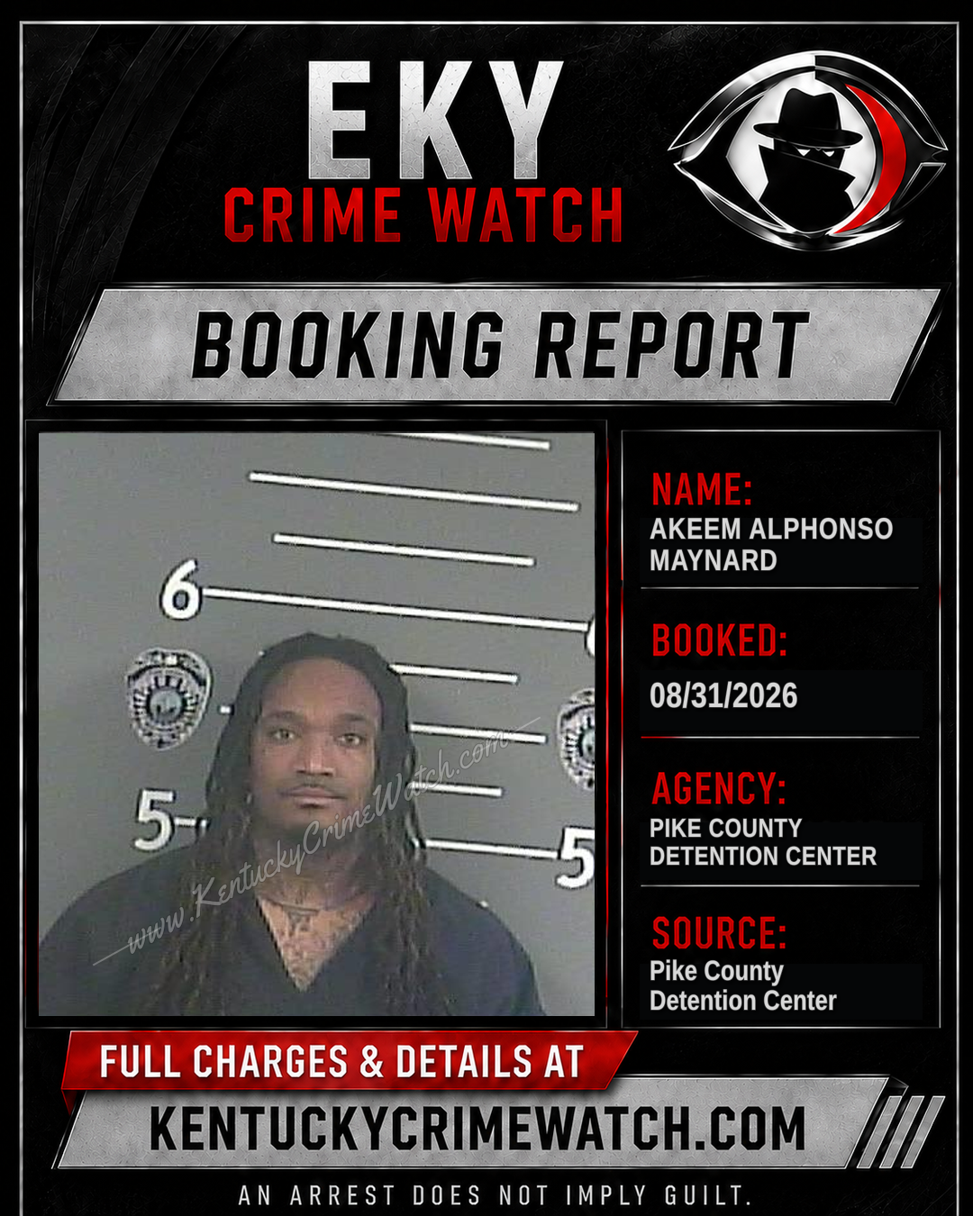 AKEEM ALPHONSO MAYNARD booking image