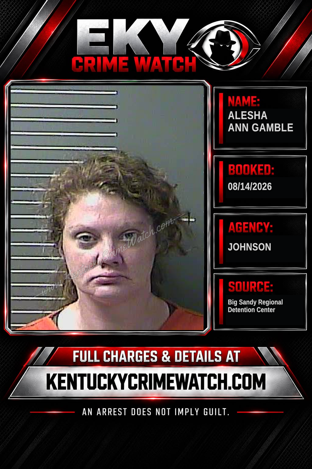 ALESHA ANN GAMBLE booking image