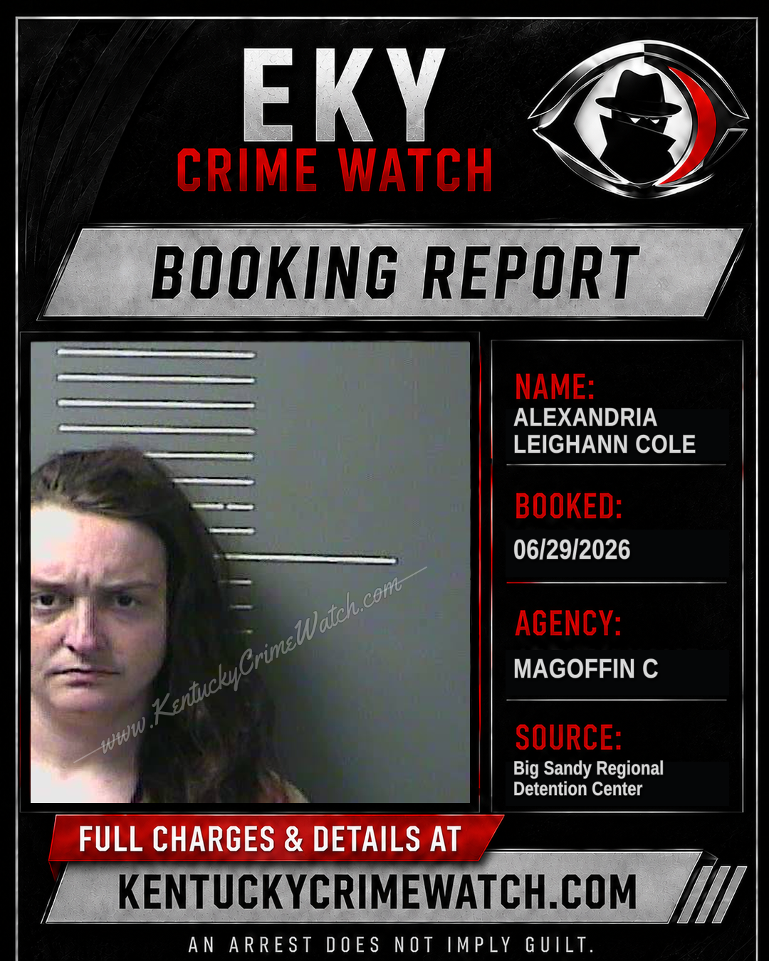 ALEXANDRIA LEIGHANN COLE booking image