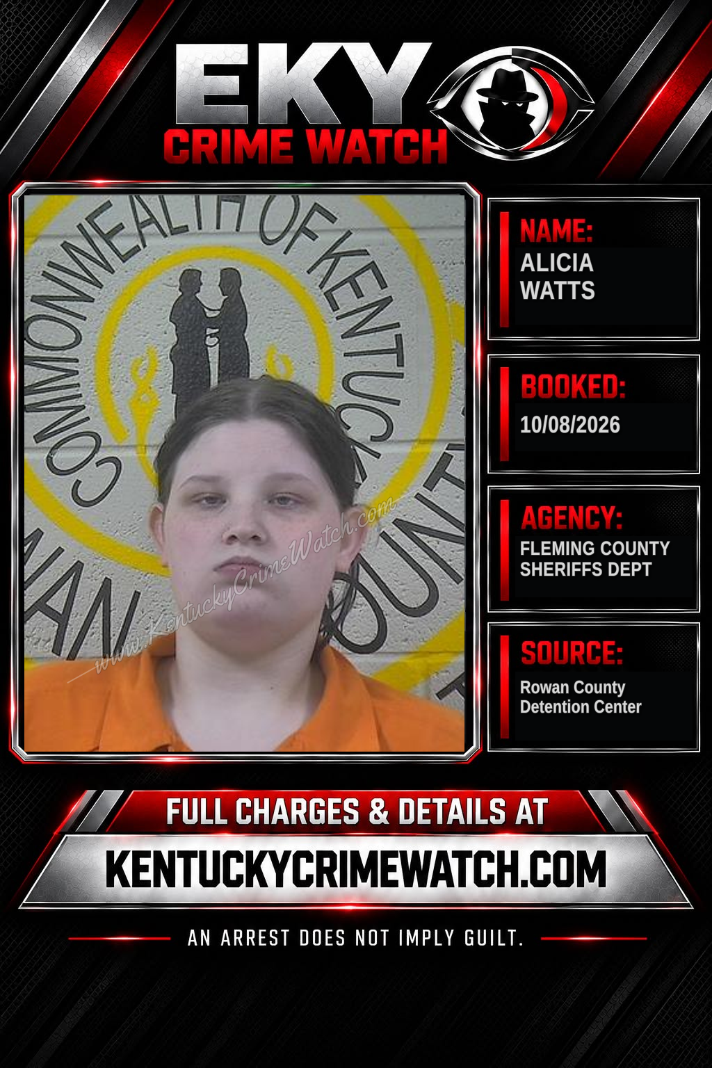 ALICIA WATTS booking image