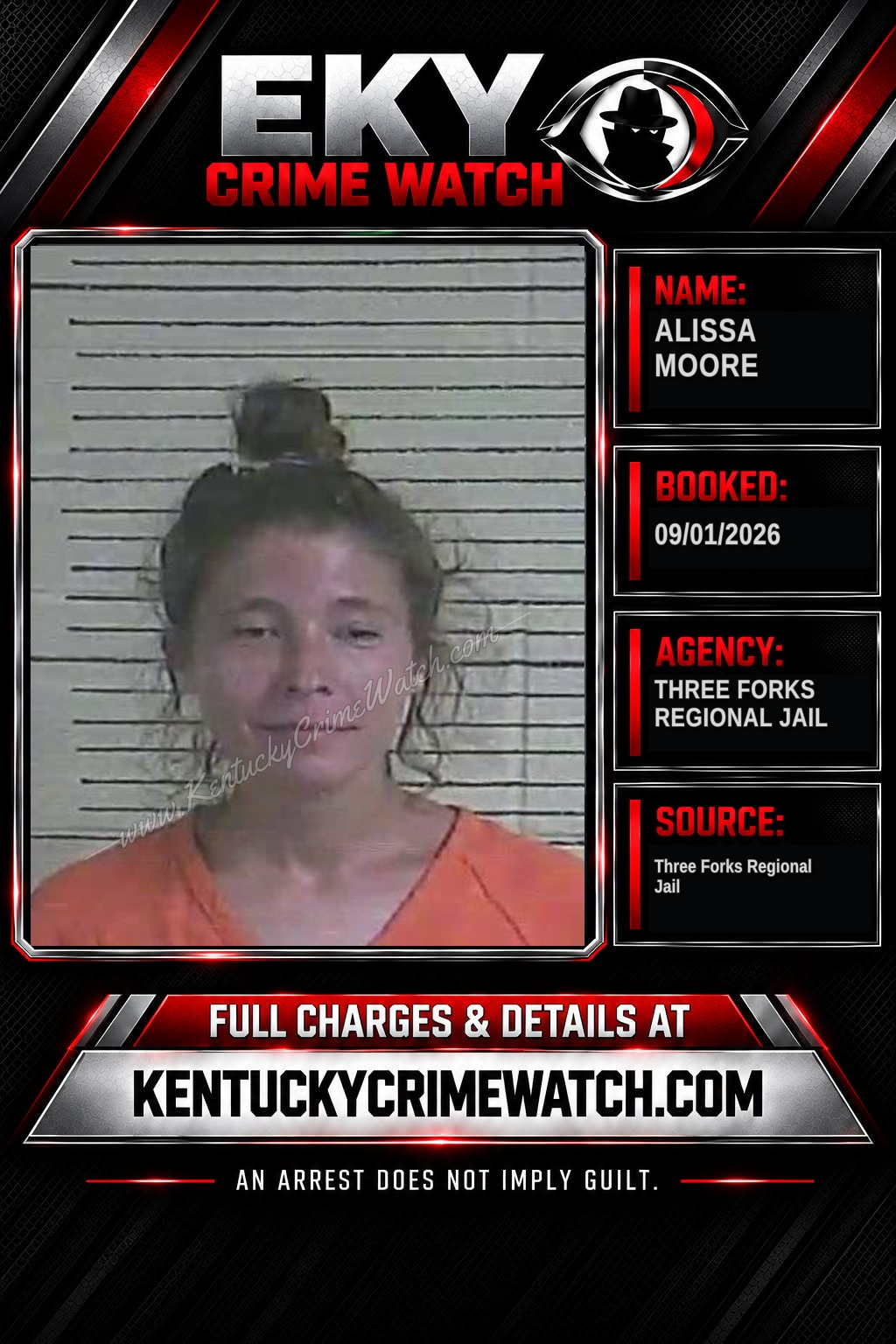 Alissa Moore booking image