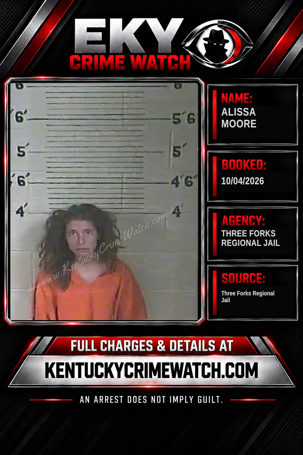 Alissa Moore booking image