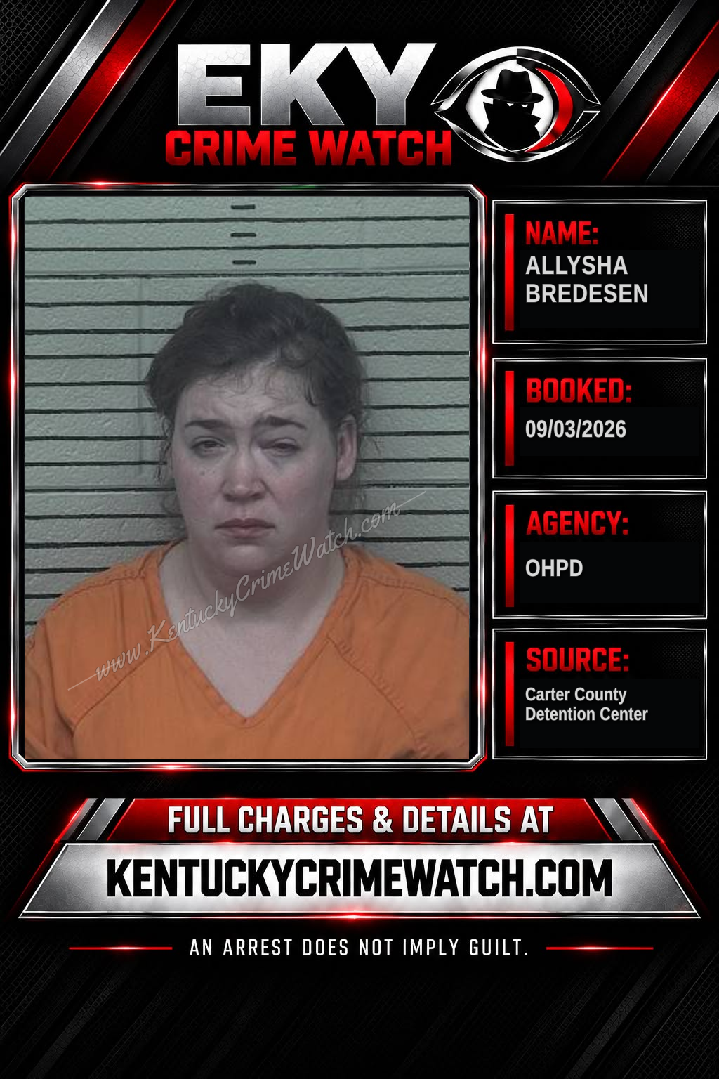 ALLYSHA BREDESEN booking image