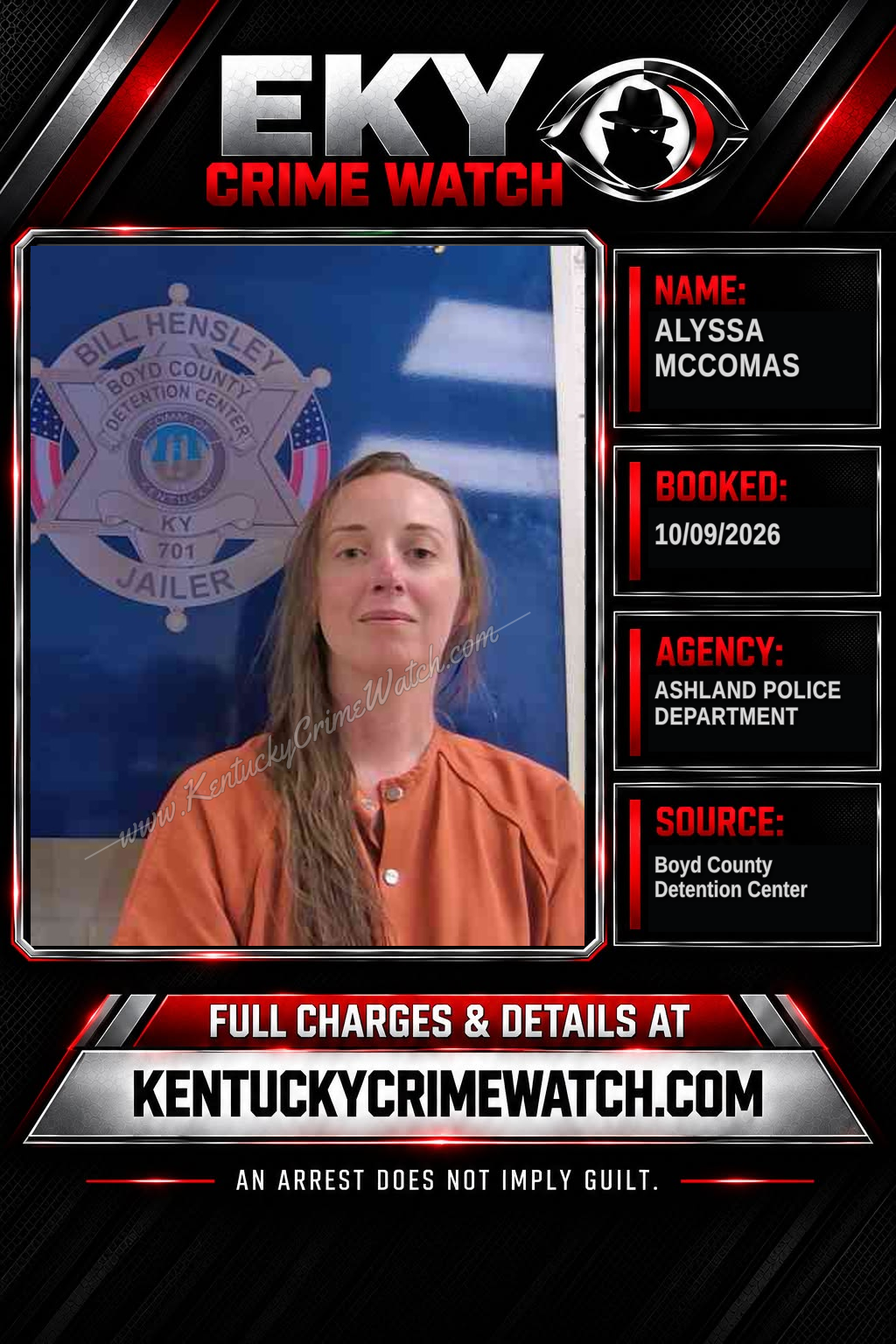 ALYSSA MCCOMAS booking image