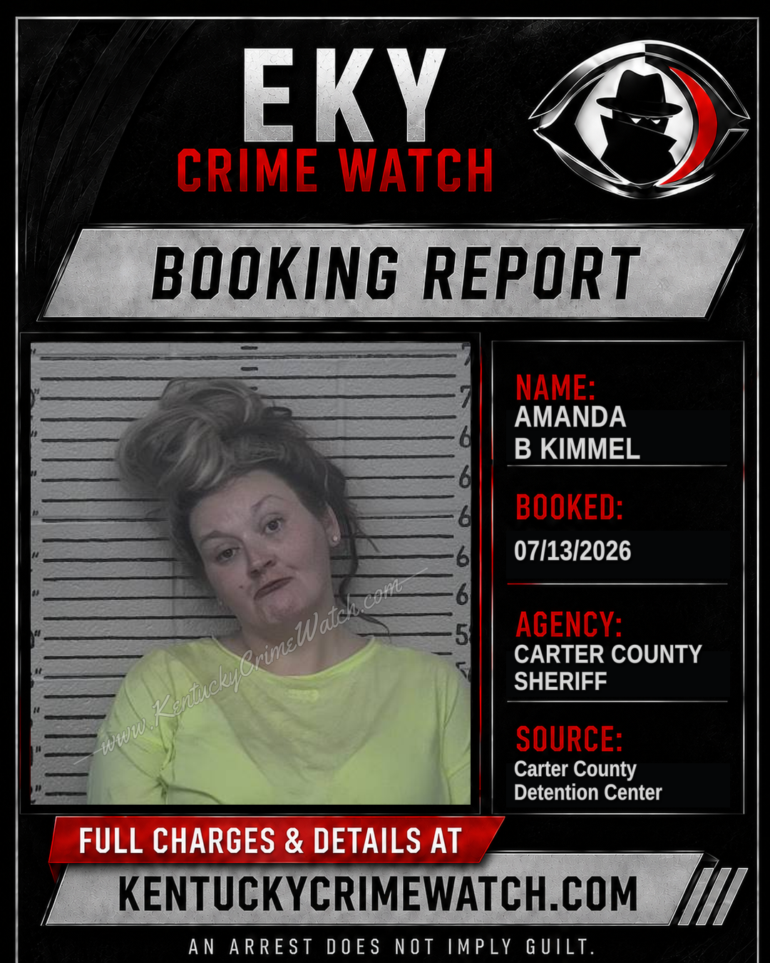 AMANDA B KIMMEL booking image