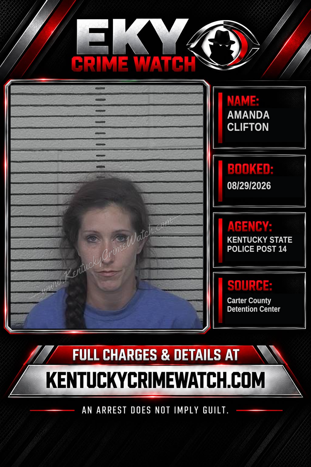 AMANDA CLIFTON booking image