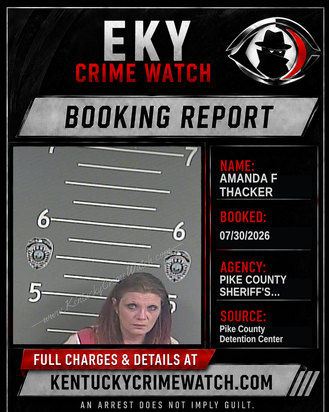 AMANDA F THACKER booking image