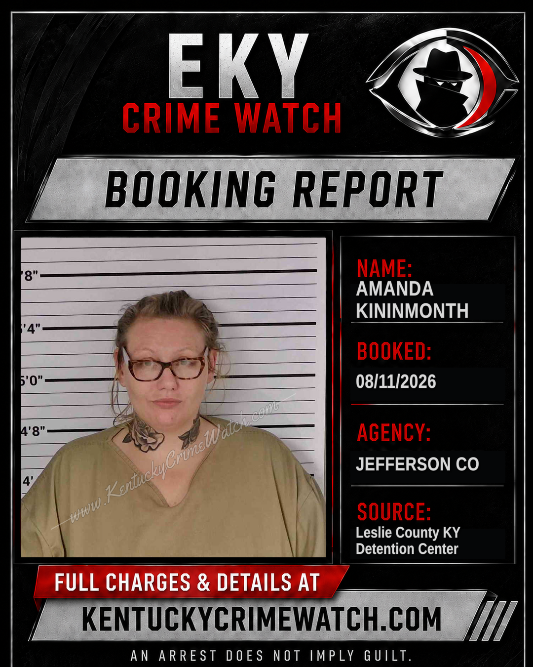 AMANDA KININMONTH booking image