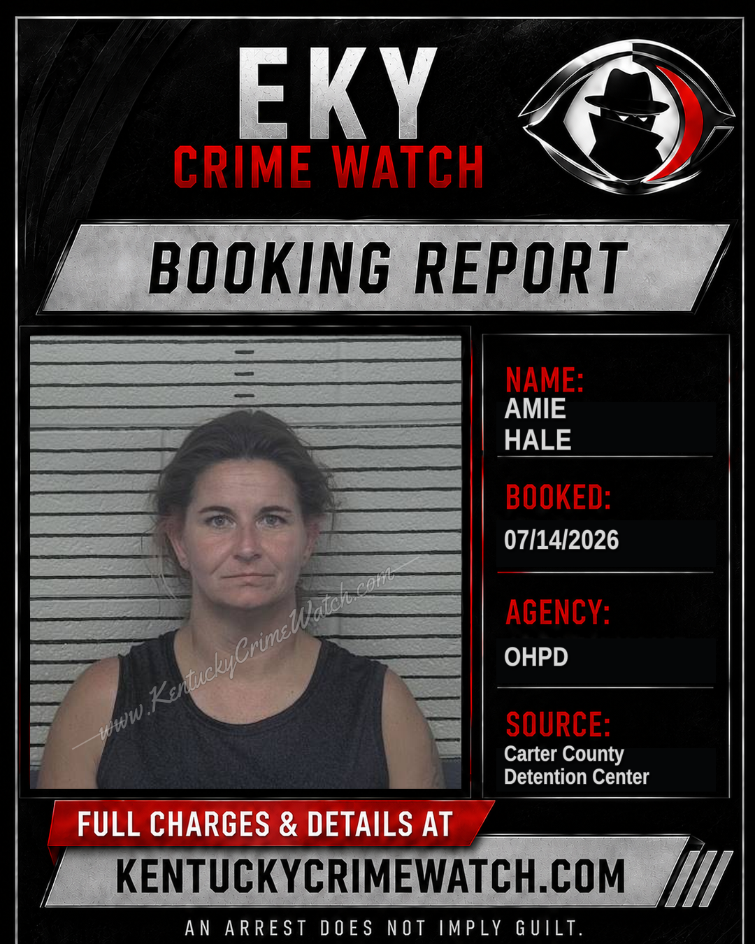 AMIE HALE booking image