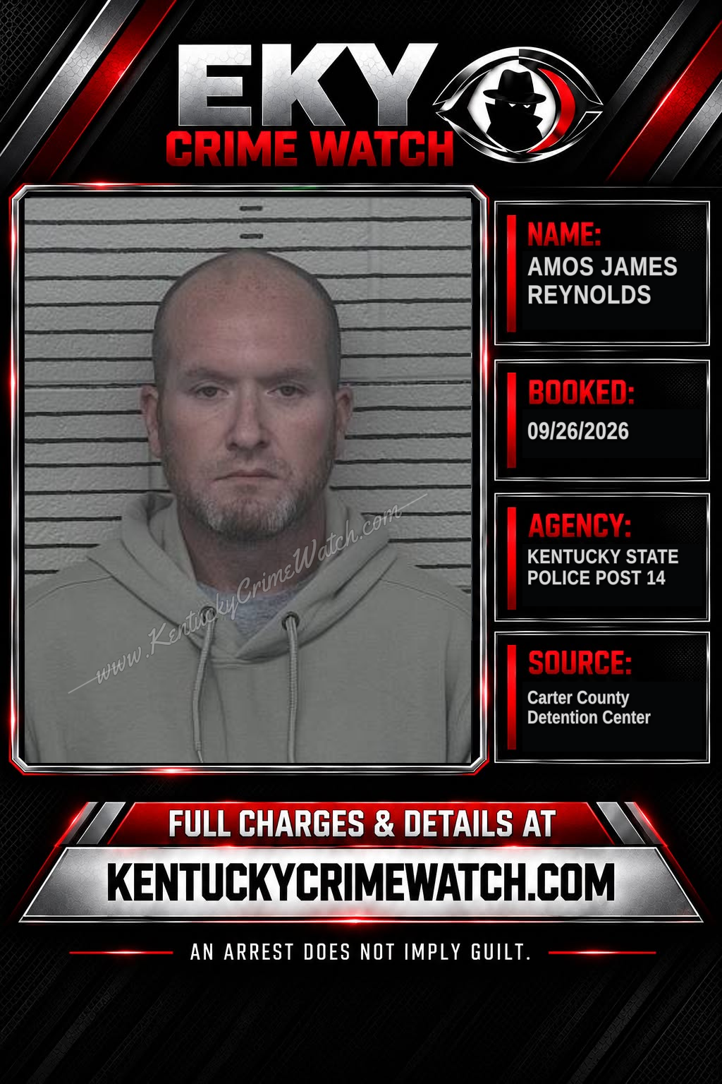 AMOS JAMES REYNOLDS booking image