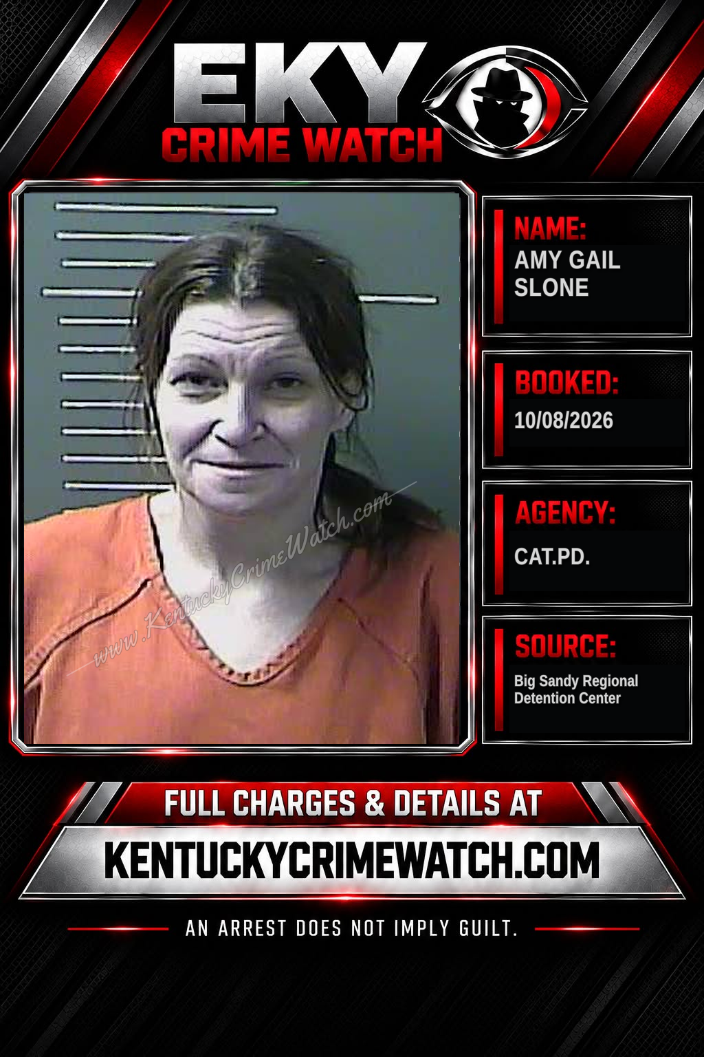 AMY GAIL SLONE booking image