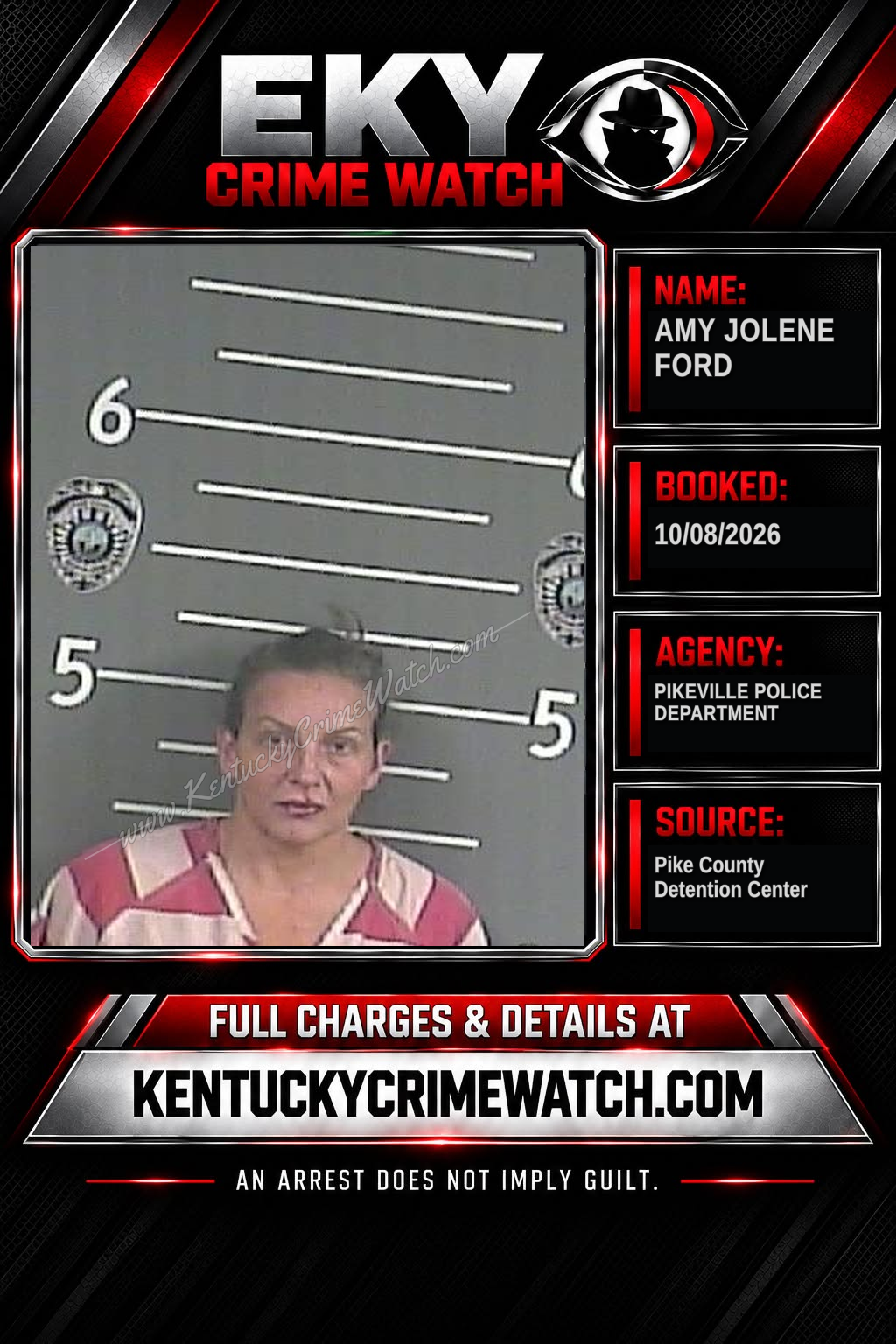 AMY JOLENE FORD booking image