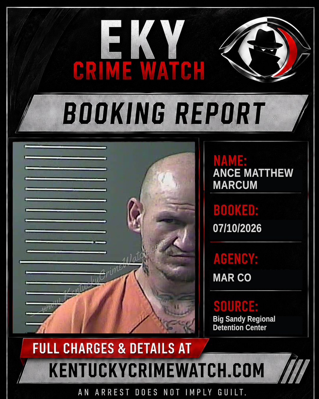 ANCE MATTHEW MARCUM booking image