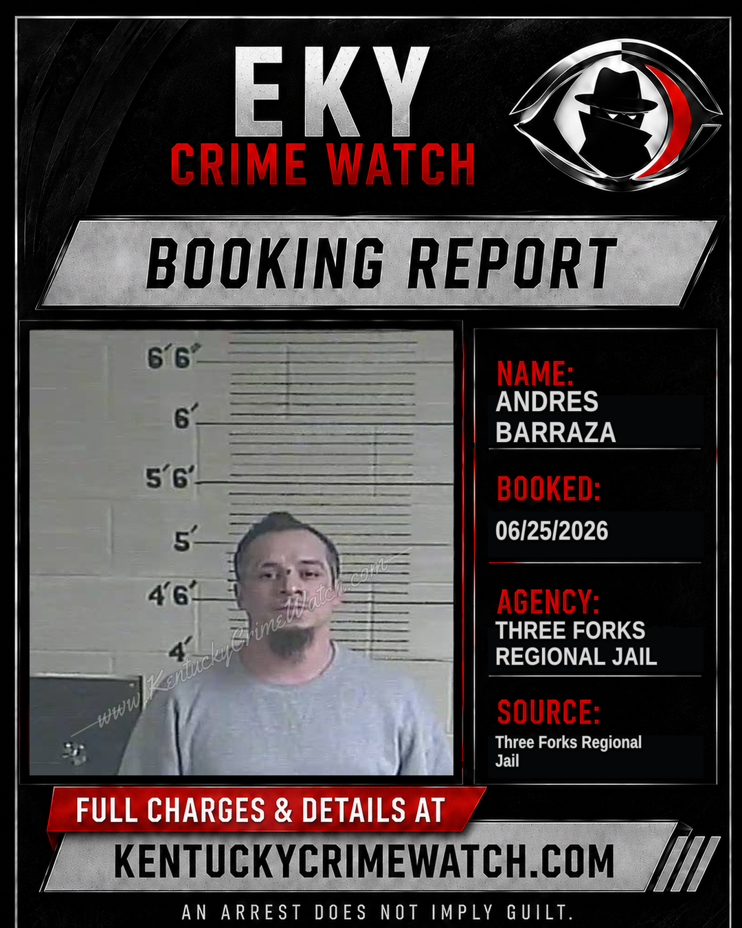 Andres Barraza booking image