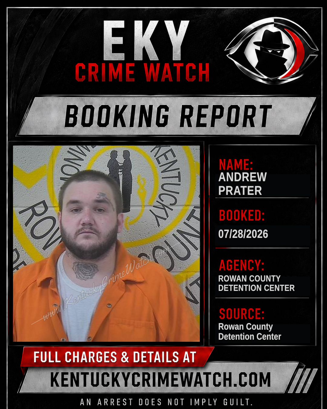 ANDREW PRATER booking image