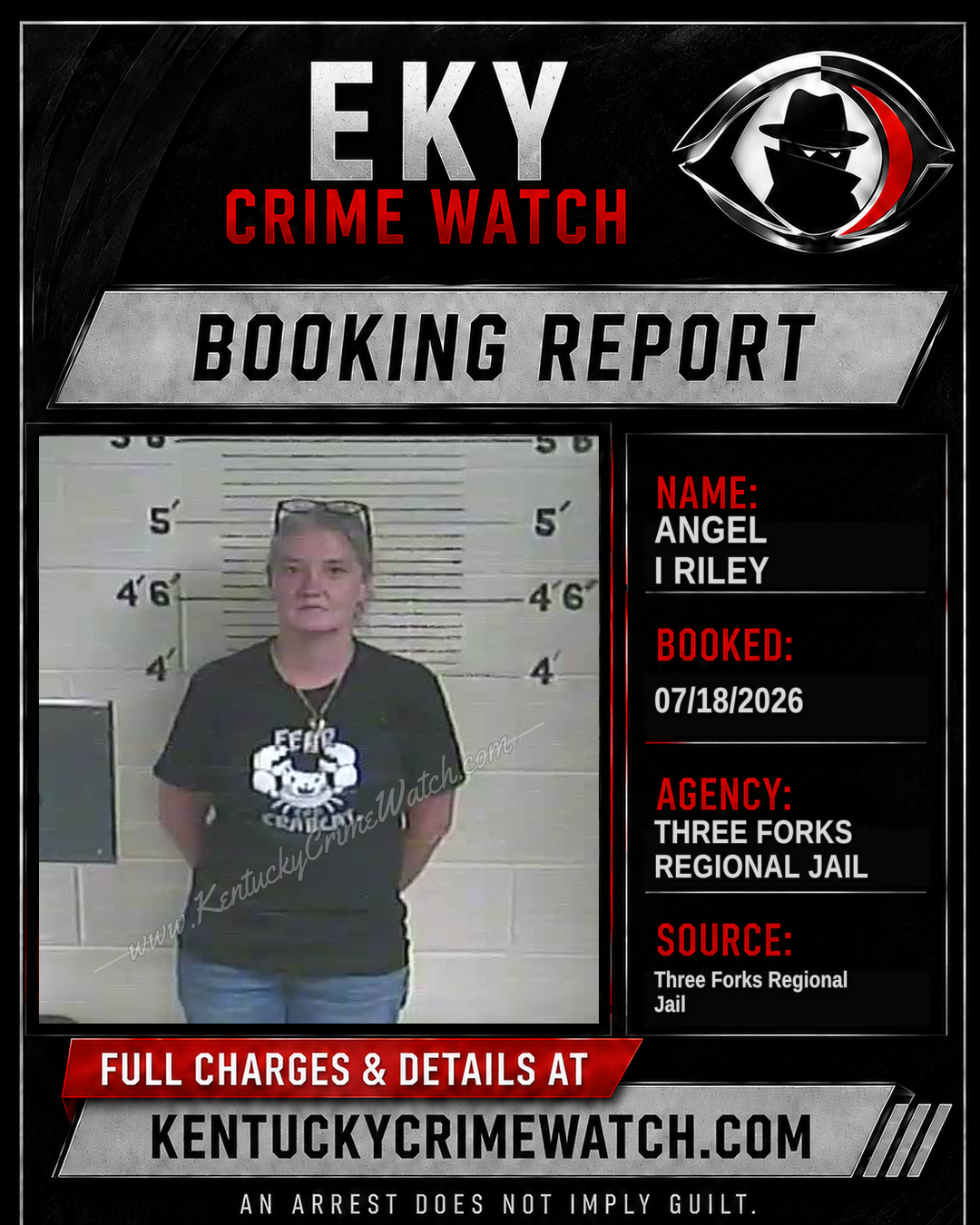 Angel I Riley booking image