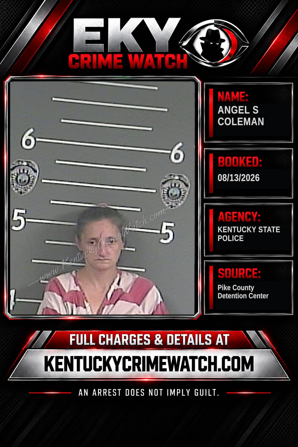 ANGEL S COLEMAN booking image