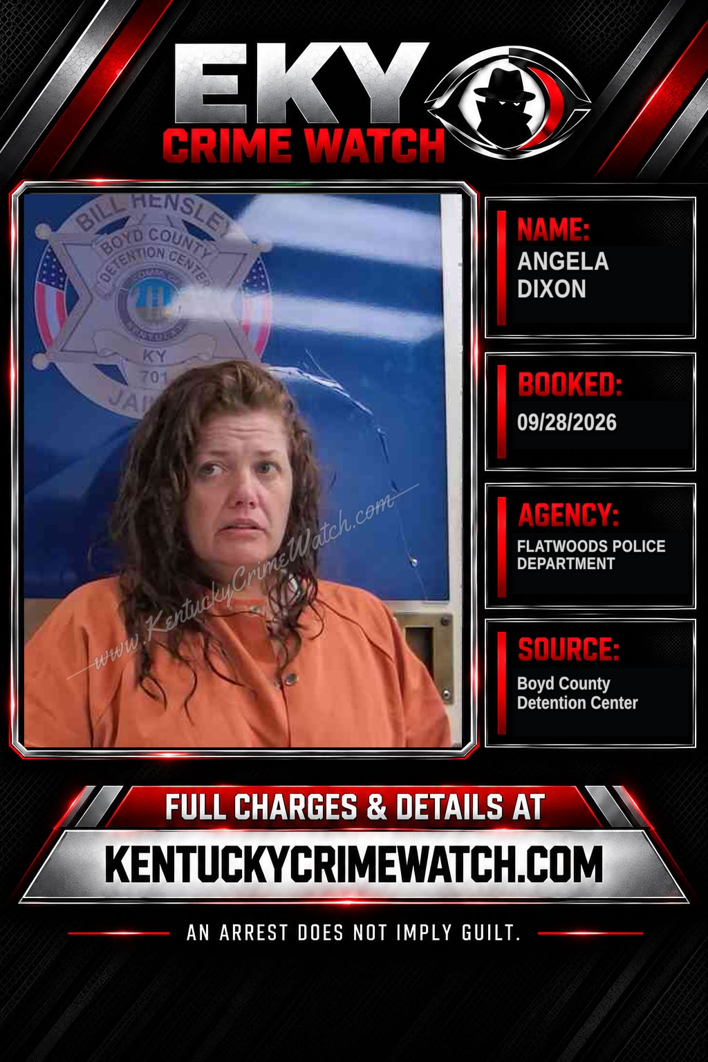 ANGELA DIXON booking image