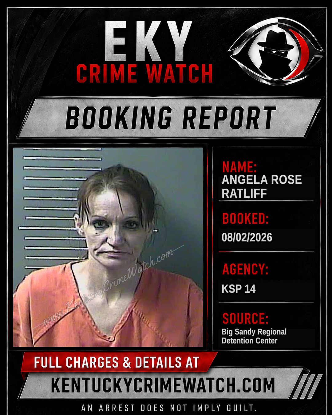 ANGELA ROSE RATLIFF booking image