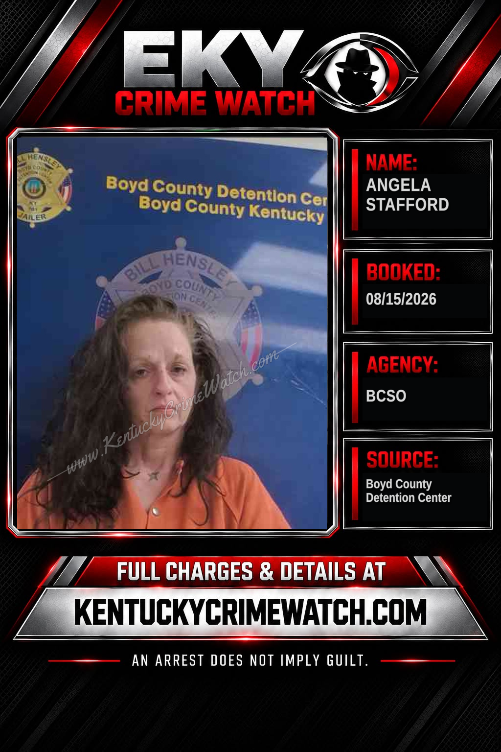 ANGELA STAFFORD booking image