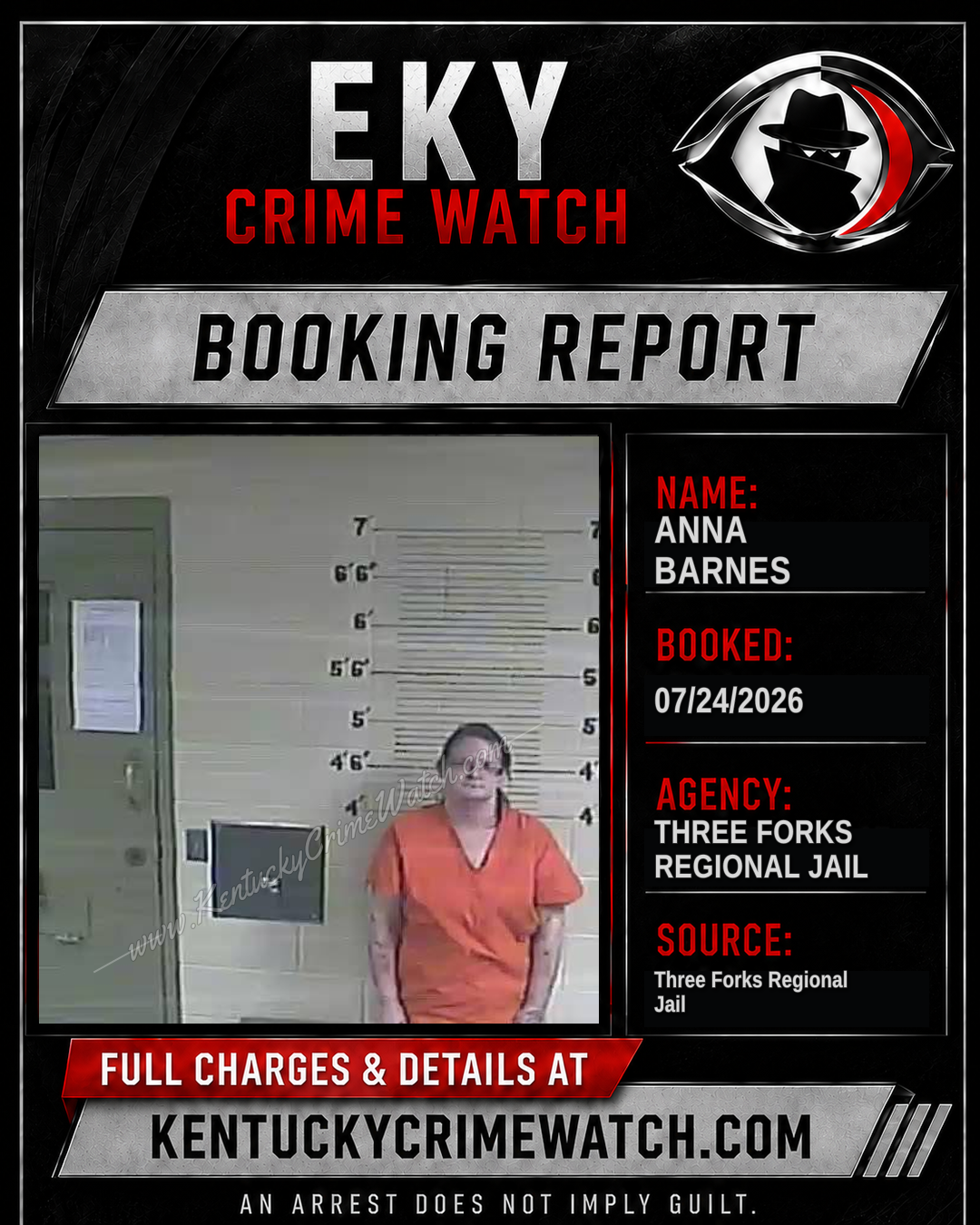 Anna Barnes booking image