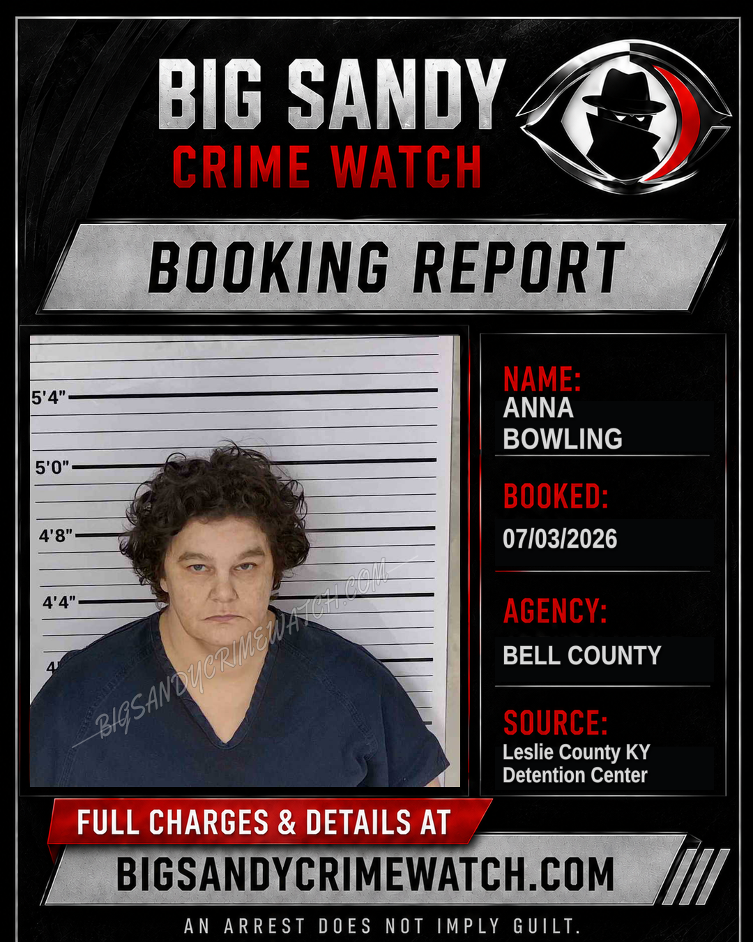 ANNA BOWLING booking image