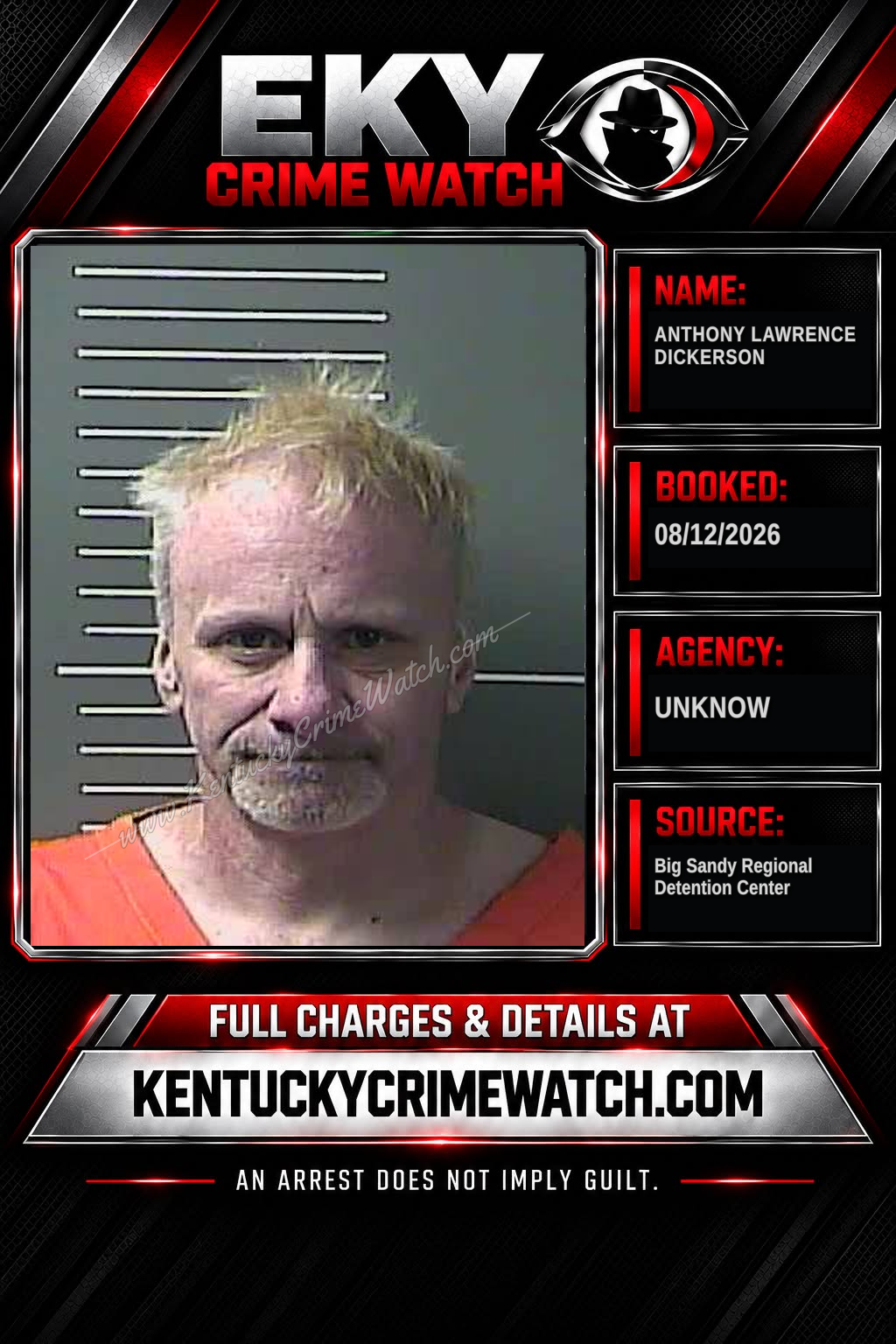 ANTHONY Lawrence DICKERSON booking image