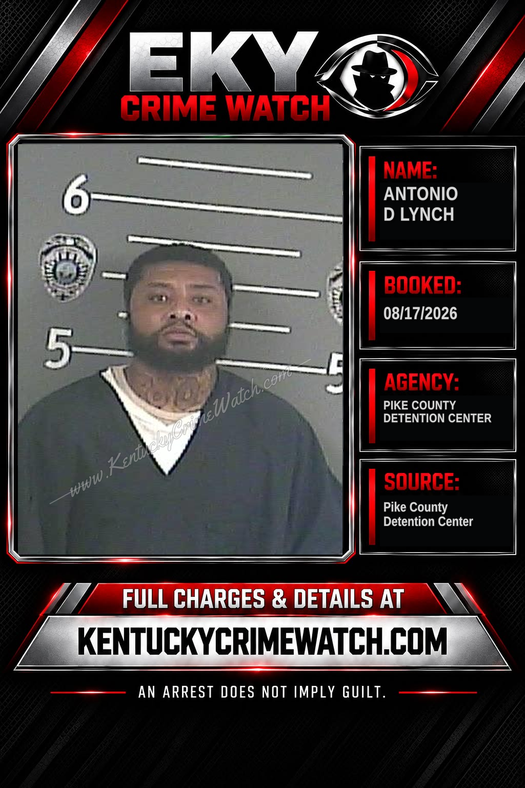 ANTONIO D LYNCH booking image