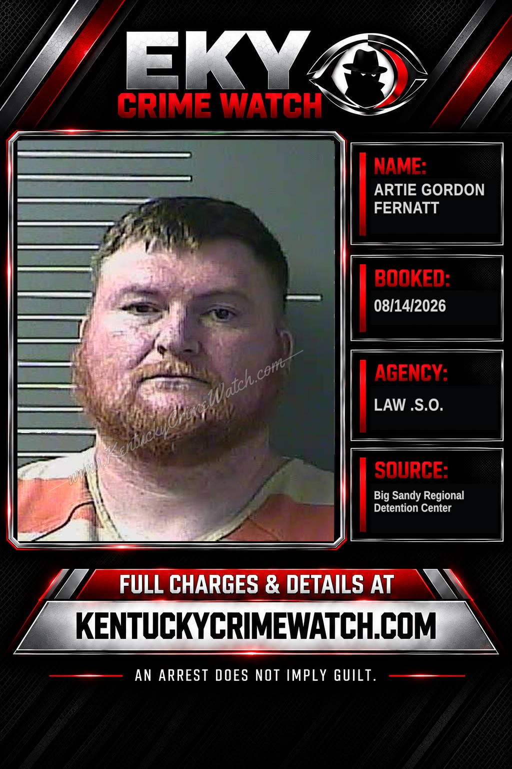ARTIE GORDON FERNATT booking image
