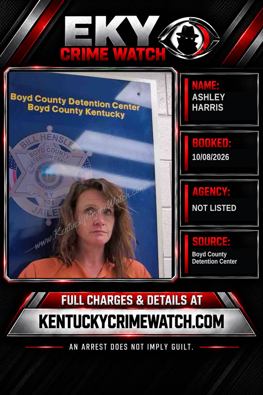ASHLEY HARRIS booking image