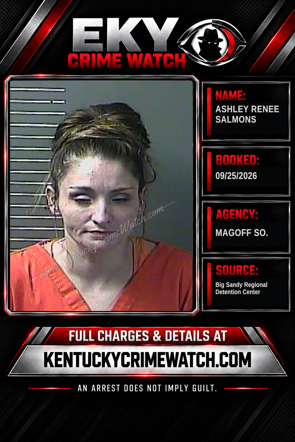ASHLEY RENEE SALMONS booking image