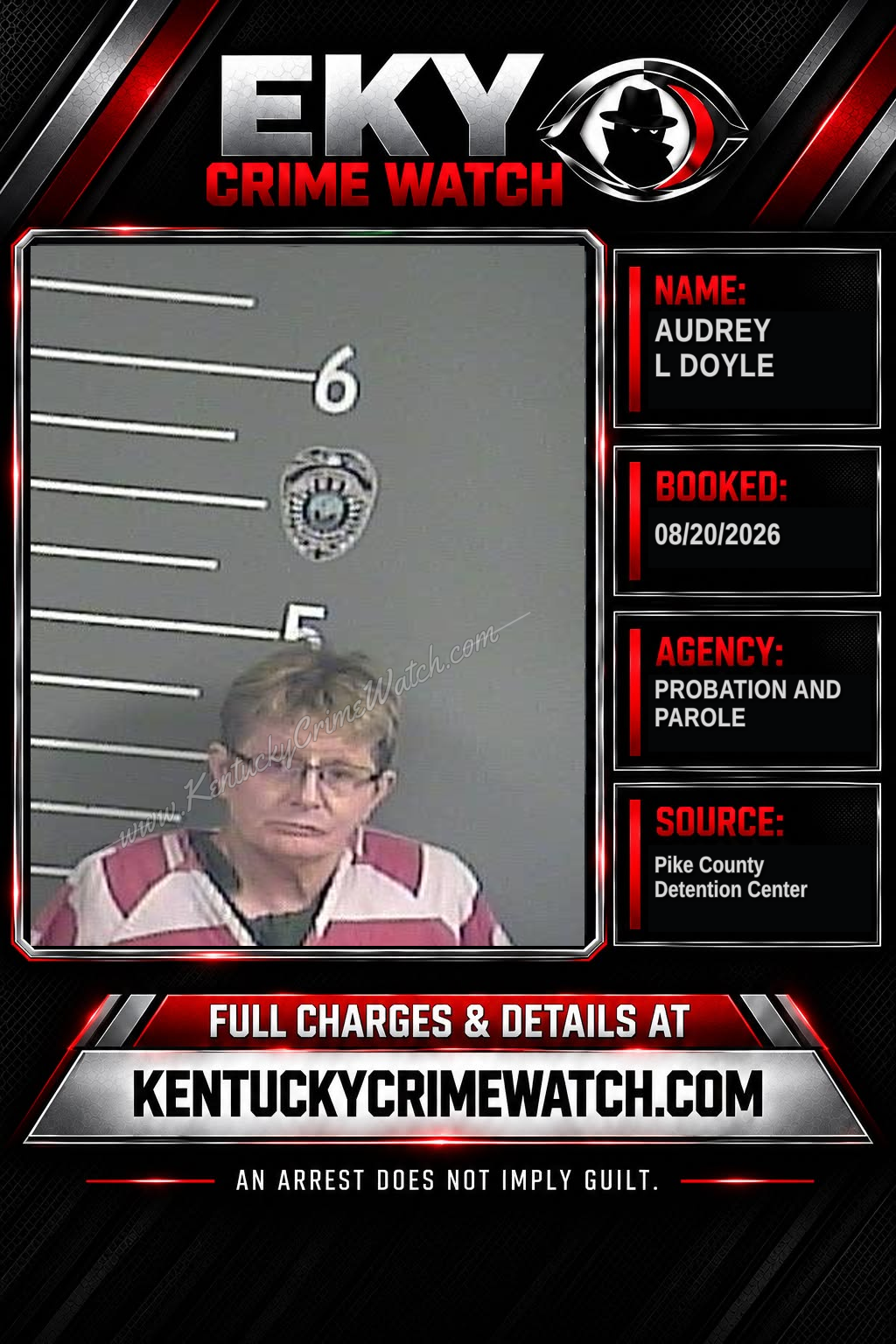 AUDREY L DOYLE booking image