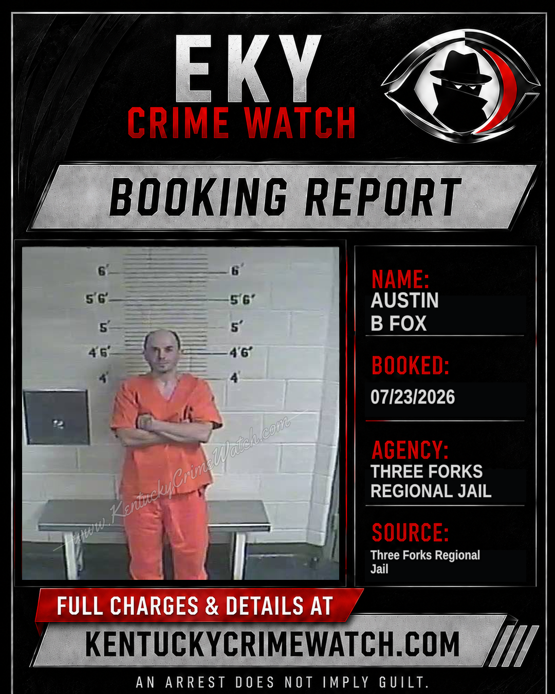 Austin B Fox booking image