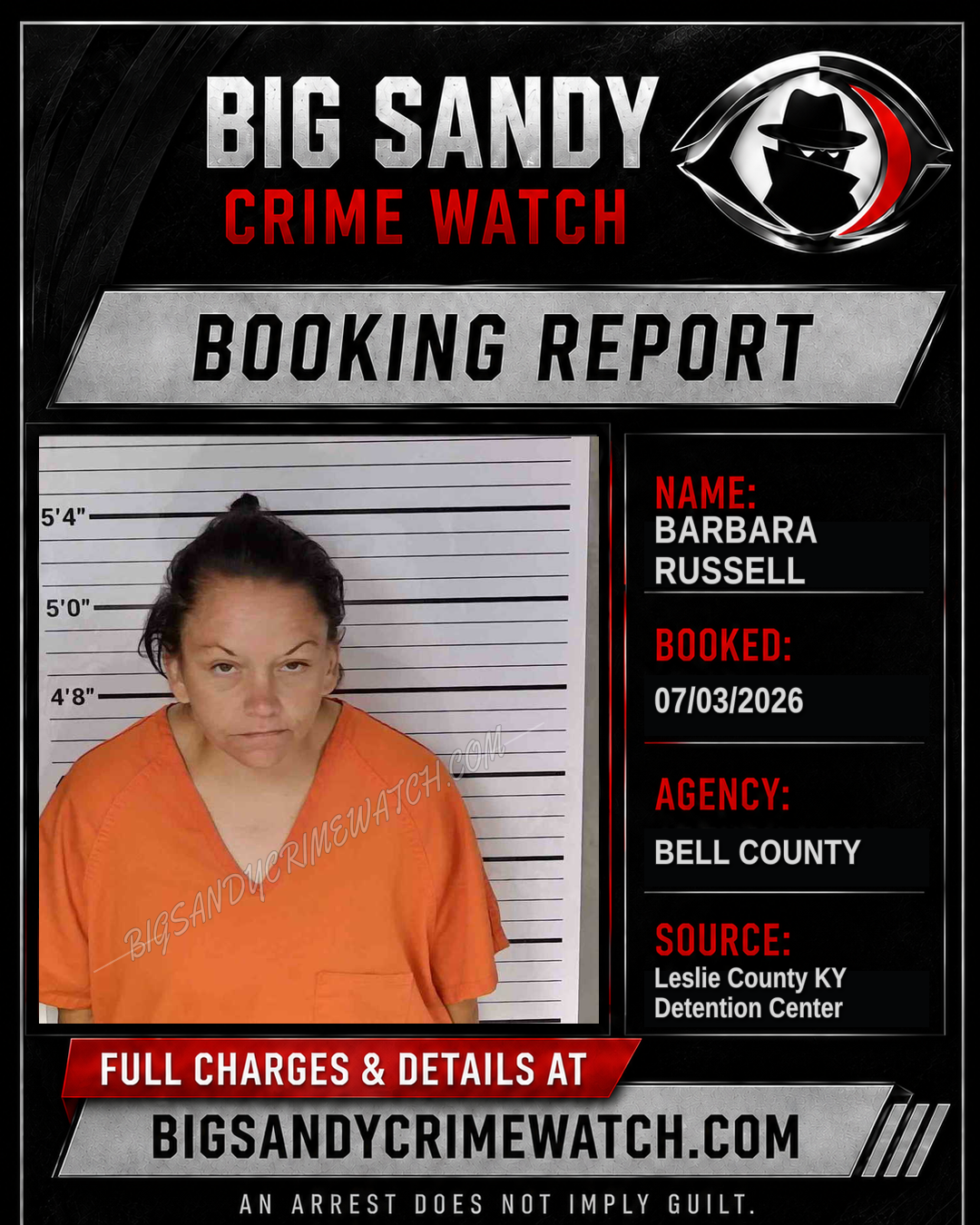 BARBARA RUSSELL booking image