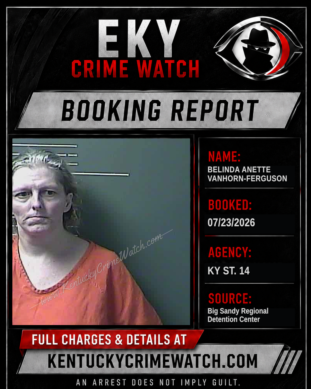 BELINDA ANETTE VANHORN-FERGUSON booking image