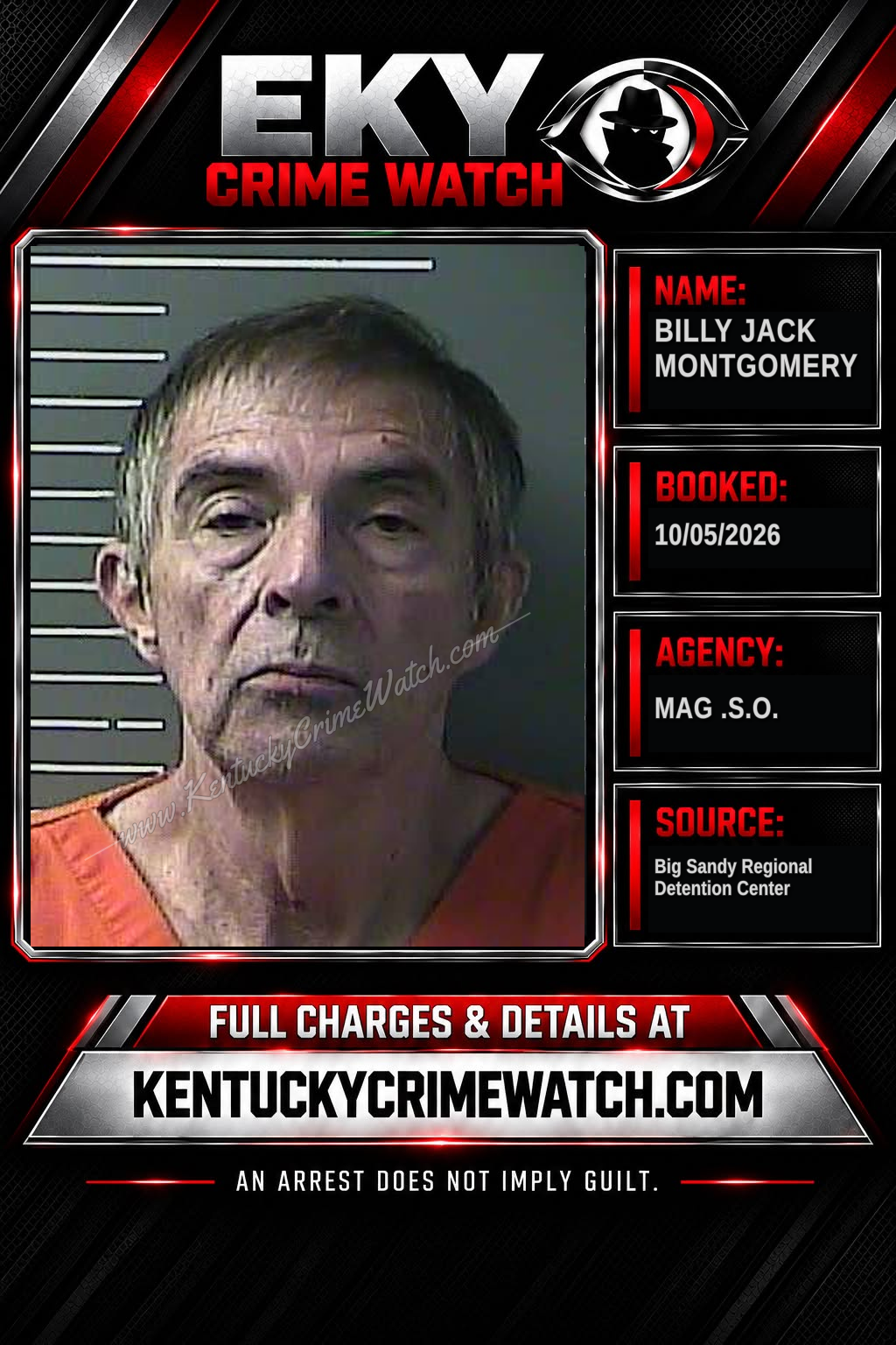 BILLY JACK MONTGOMERY booking image