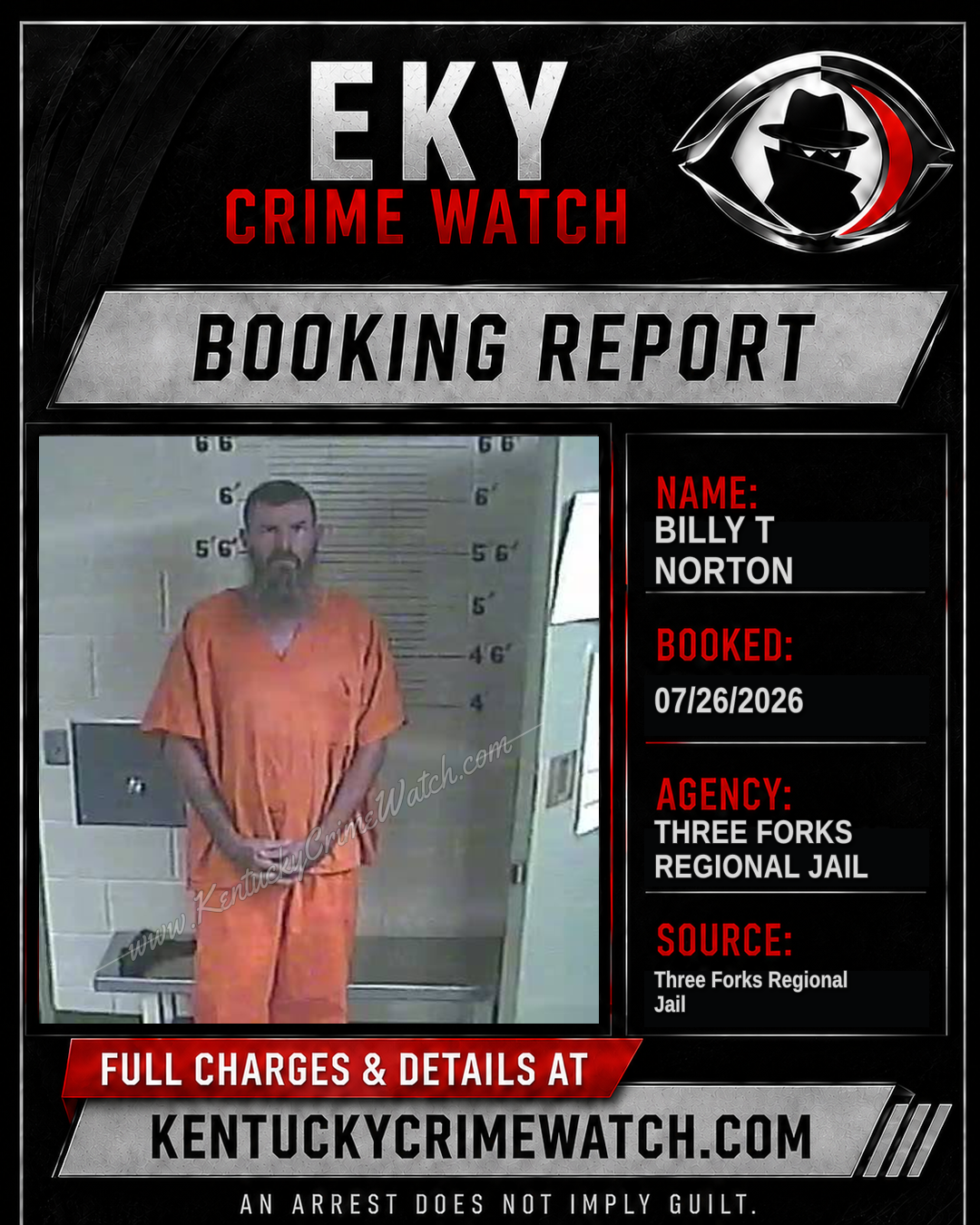 Billy T Norton booking image