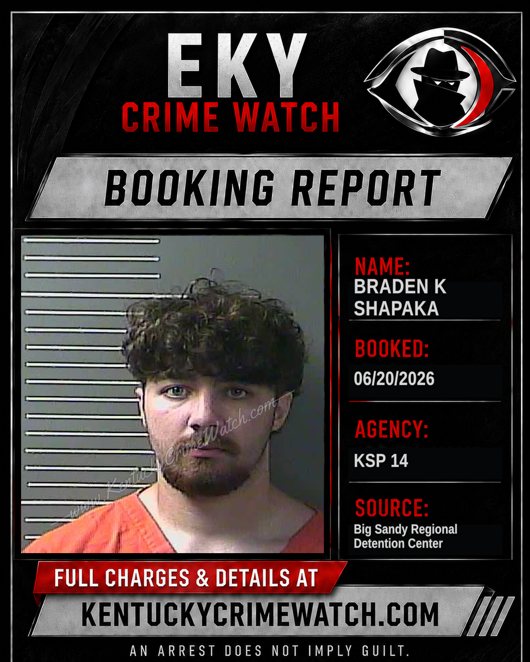 BRADEN K SHAPAKA booking image